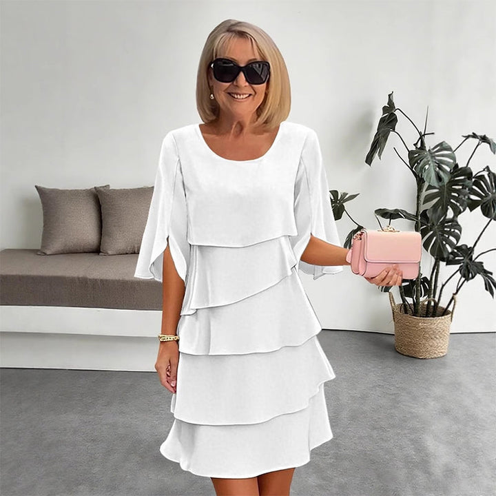 Lea | Damen Volant Lässiges Sommerkleid
