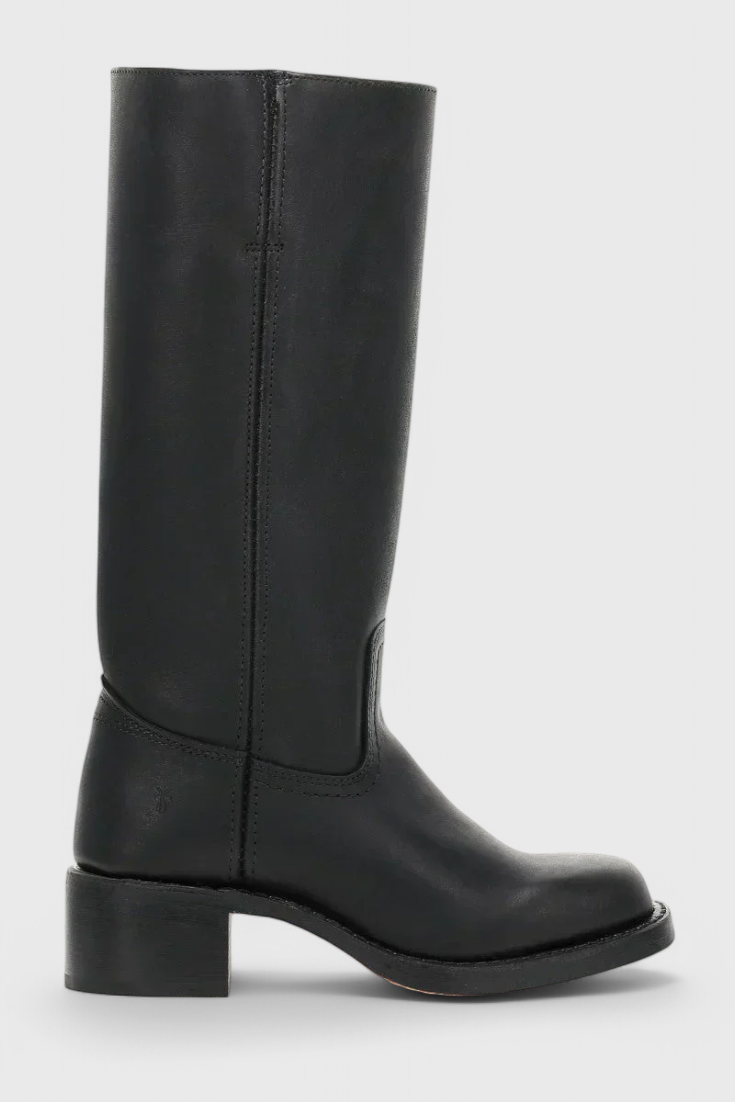 Anja | Damen Klassiker Kniehohe Lederstiefel
