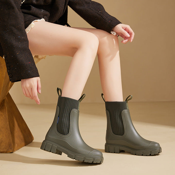 Verena | Damen Sommer Wasserdichte Gummistiefel