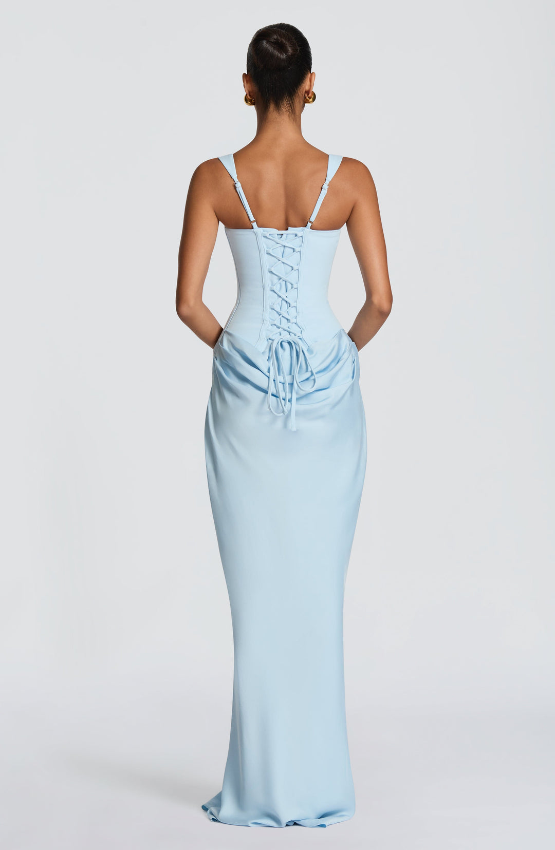 Lotte | Abito elegante drappeggiato da donna per invitata a matrimonio