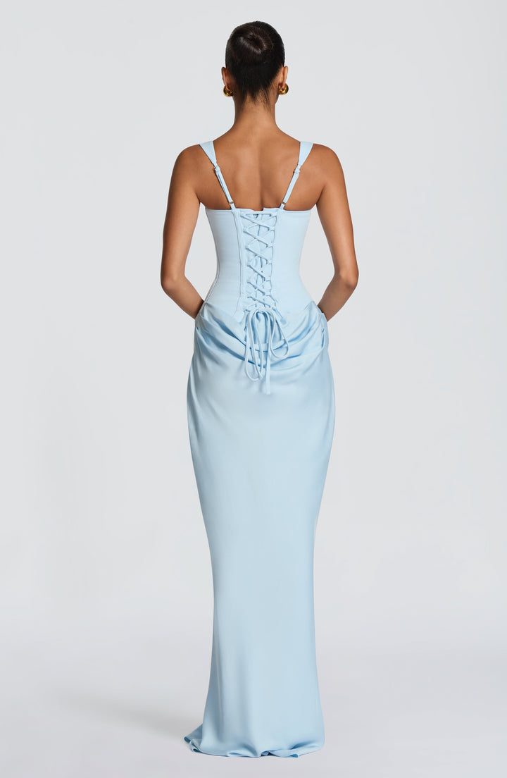 Lotte | Abito elegante drappeggiato da donna per invitata a matrimonio
