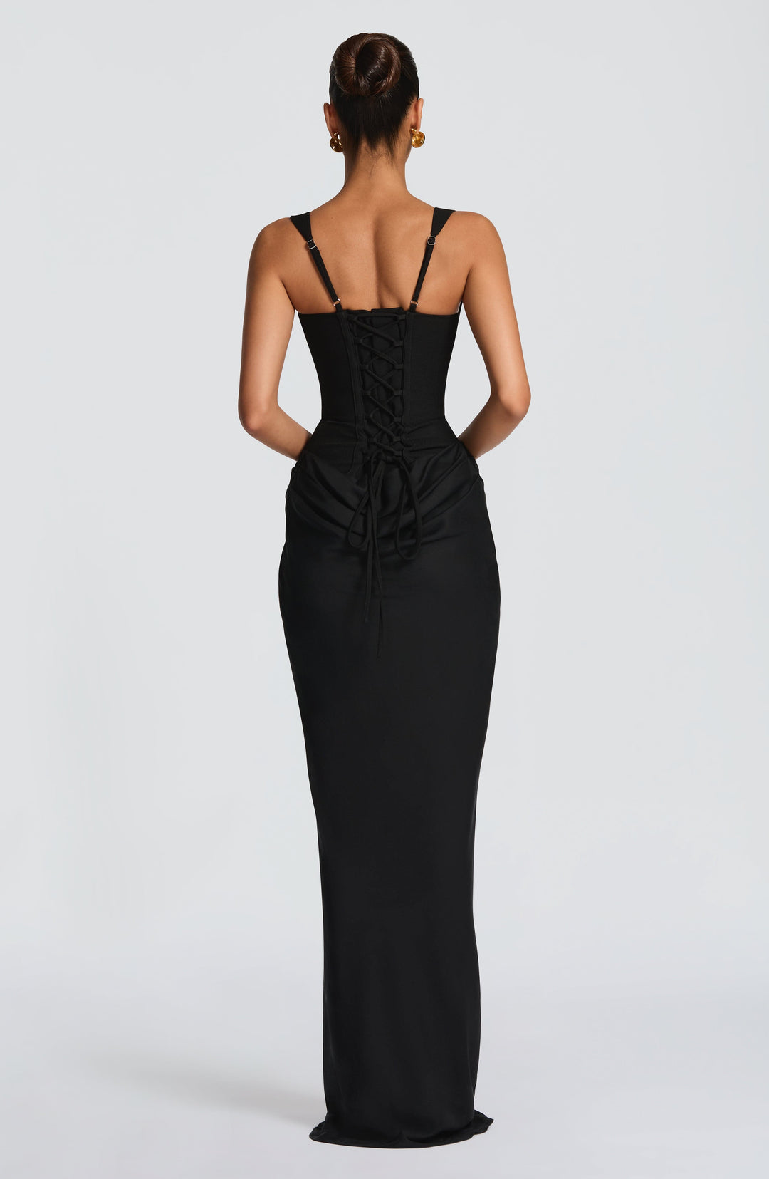 Lotte | Abito elegante drappeggiato da donna per invitata a matrimonio