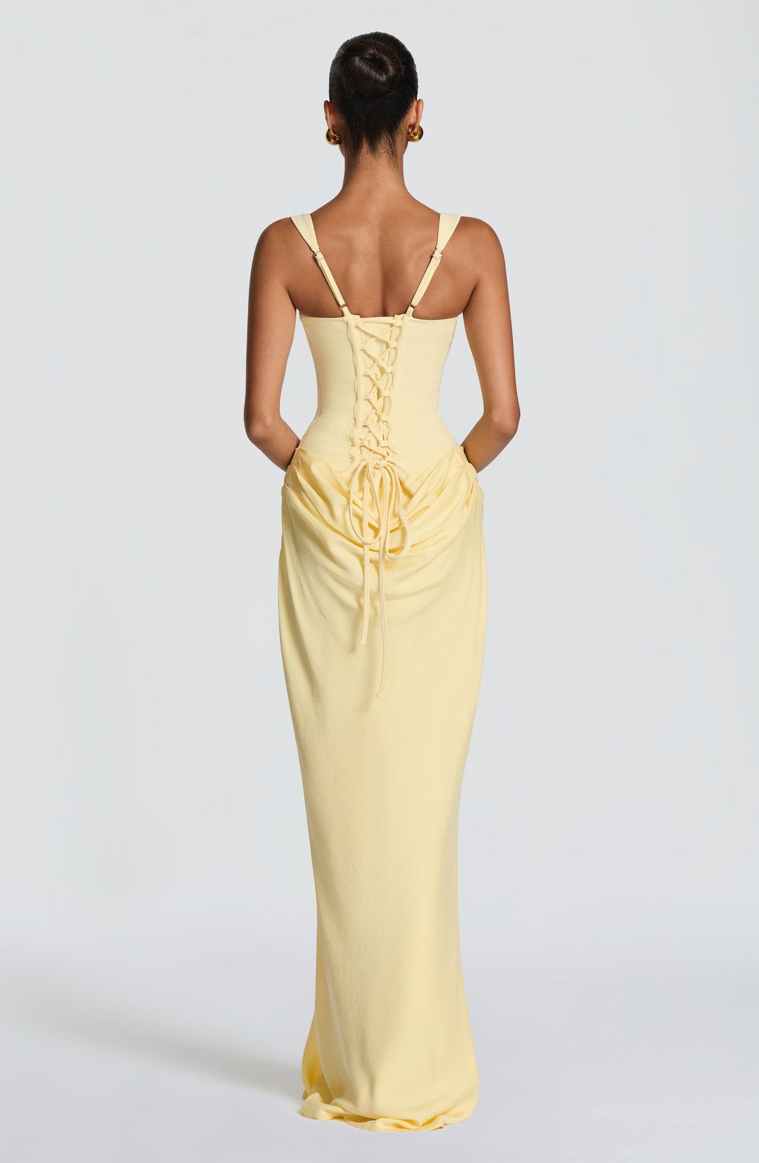 Lotte | Abito elegante drappeggiato da donna per invitata a matrimonio