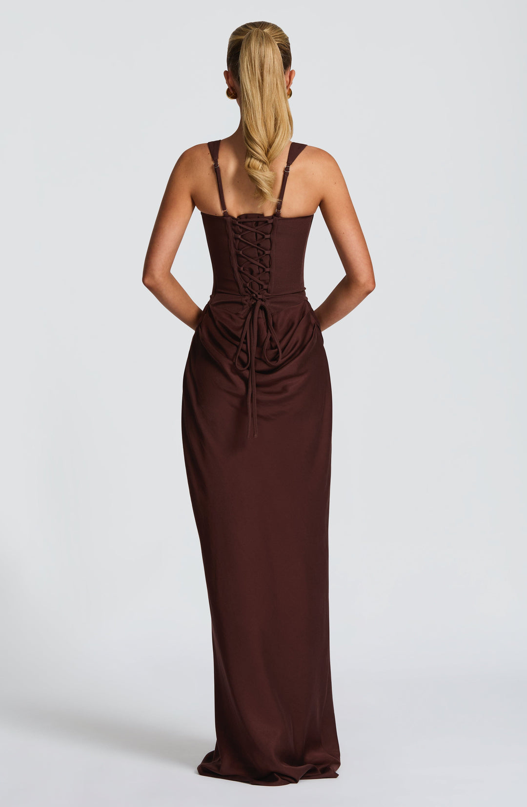 Lotte | Abito elegante drappeggiato da donna per invitata a matrimonio
