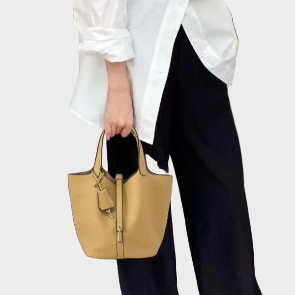 Andrea | Damen Elegante Kleine Leder Handtasche