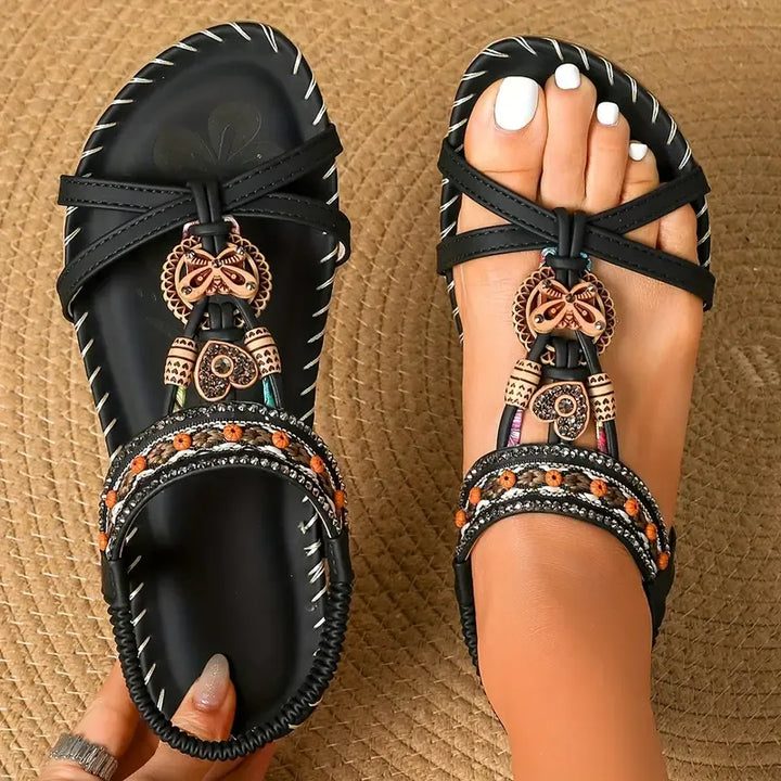 Barbara | Damen Casual Riemchen Orthopädische Sandalen