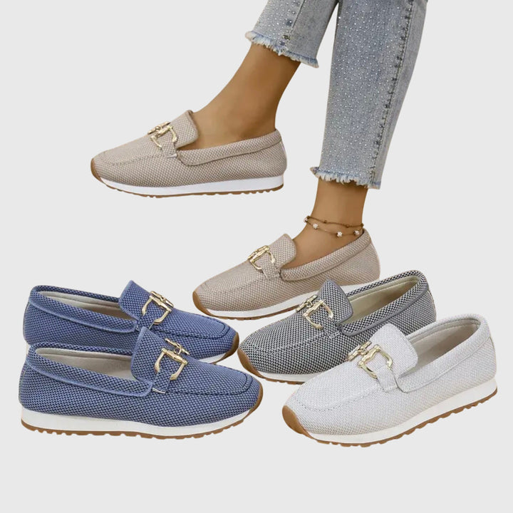 Marianne | Damen Sportlicher Loafer Sneaker mit Schnalle