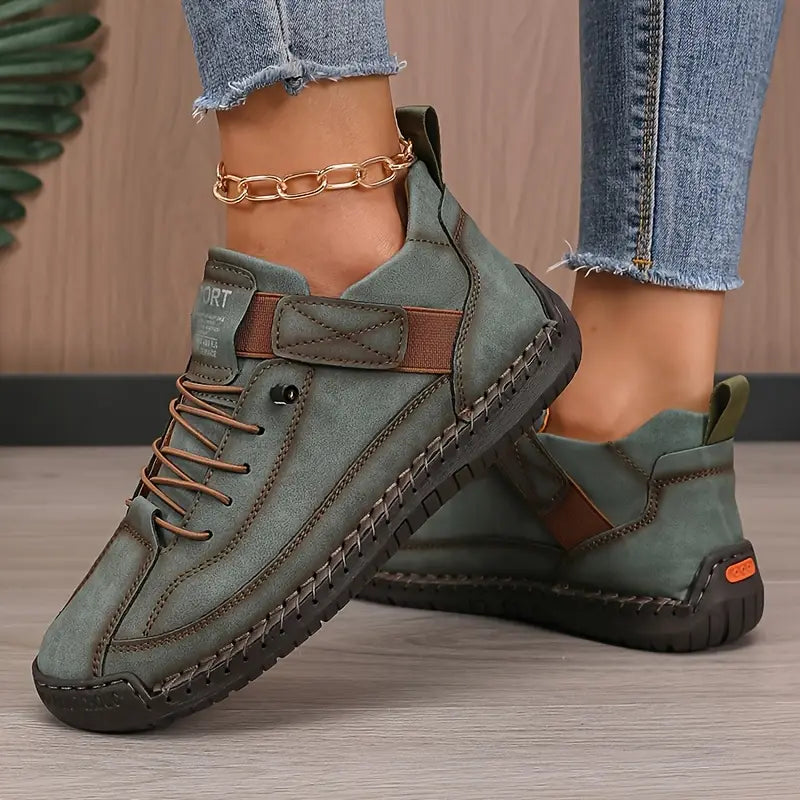 Sandrine | Damen Klassische Orthopädische Walking Sneaker