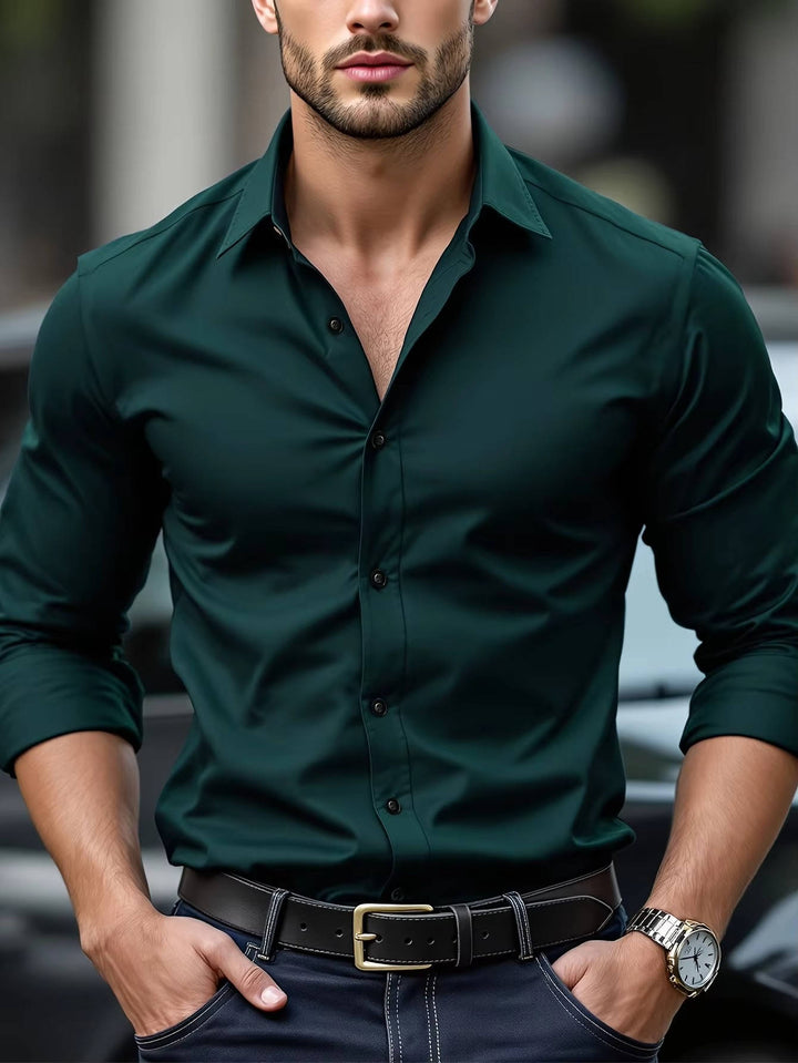 Lukas | Herren Sommer Lässig Button Down Hemd