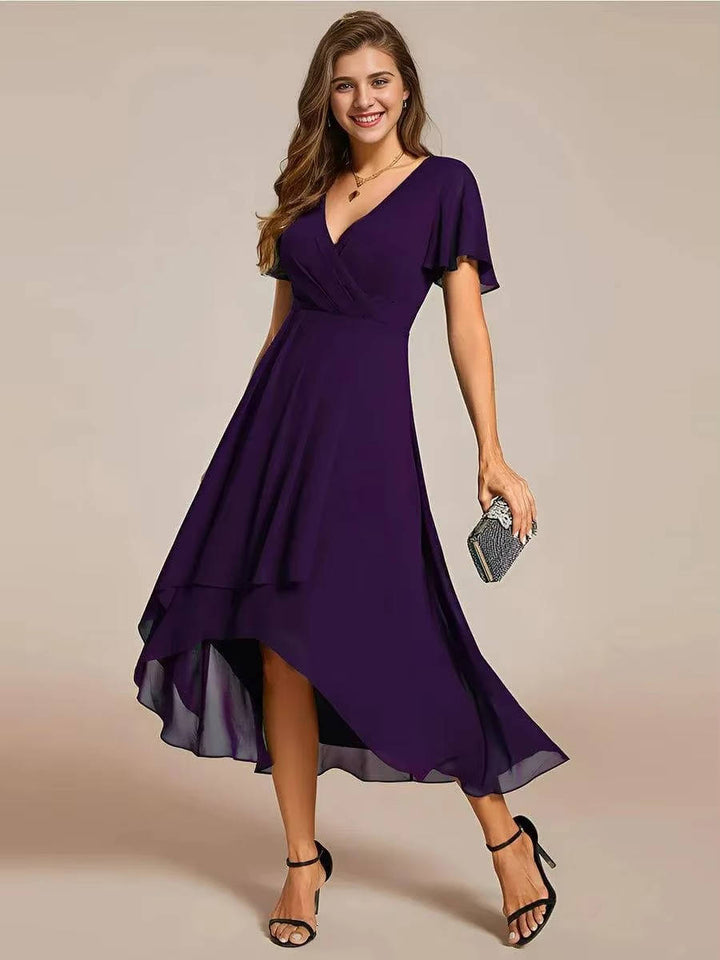 Agnes | Damen Sommer Hochzeitsgast Midikleid
