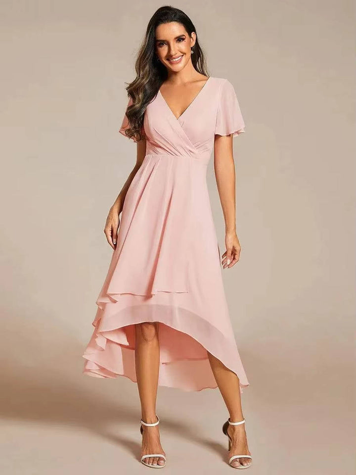 Agnes | Damen Sommer Hochzeitsgast Midikleid