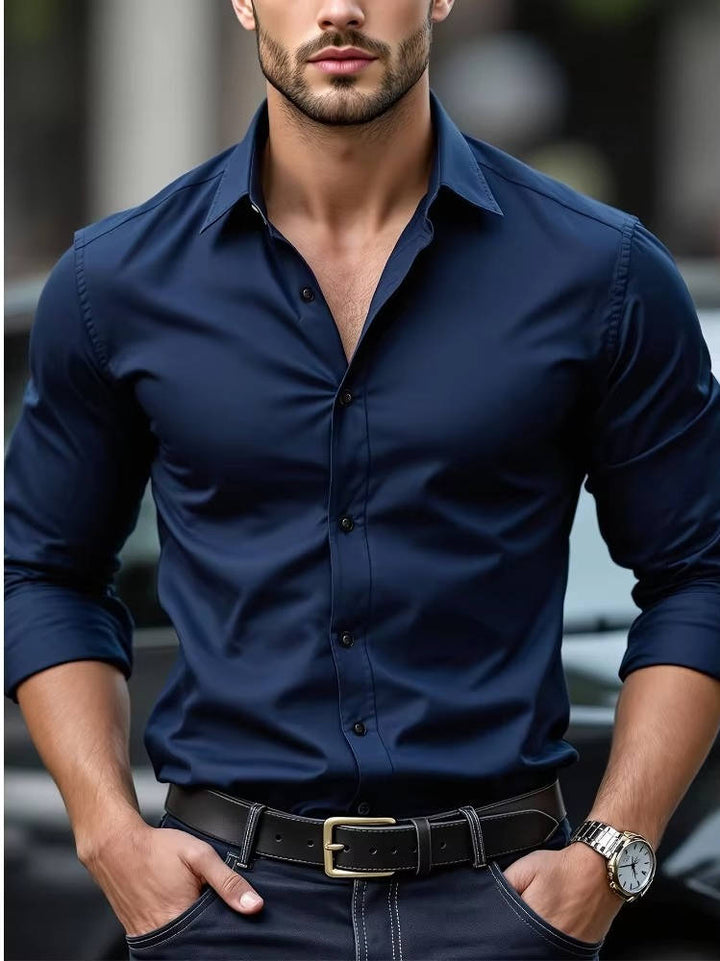 Lukas | Herren Sommer Lässig Button Down Hemd