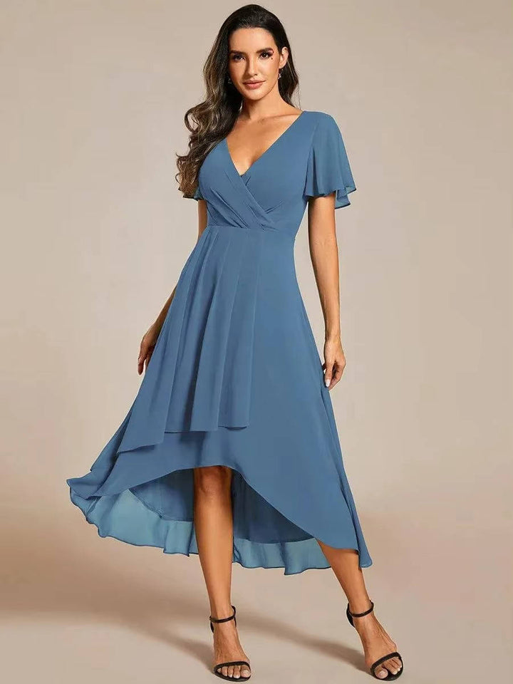 Agnes | Damen Sommer Hochzeitsgast Midikleid