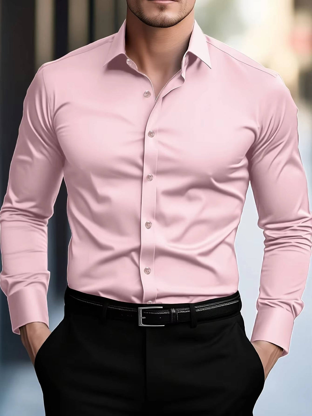 Lukas | Herren Sommer Lässig Button Down Hemd