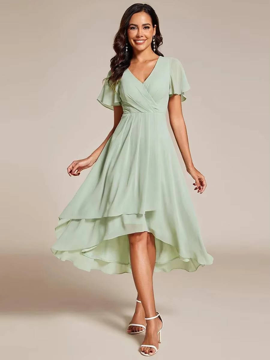 Agnes | Damen Sommer Hochzeitsgast Midikleid