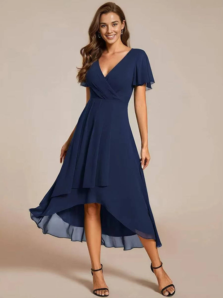 Agnes | Damen Sommer Hochzeitsgast Midikleid