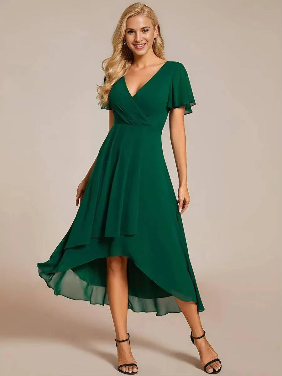 Agnes | Damen Sommer Hochzeitsgast Midikleid
