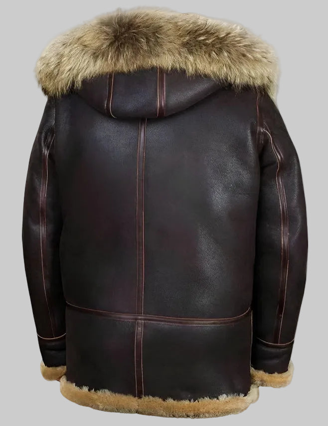 Olivier | Herren Casual Stilvolle Gefütterte Lederjacke