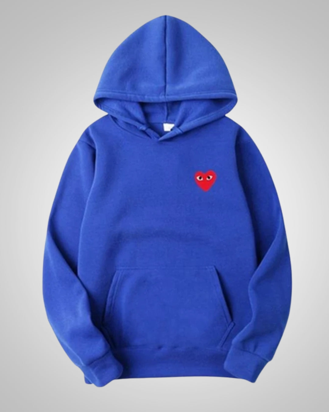 Cora | Damen Modischer Baumwoll Hoodie mit Herz