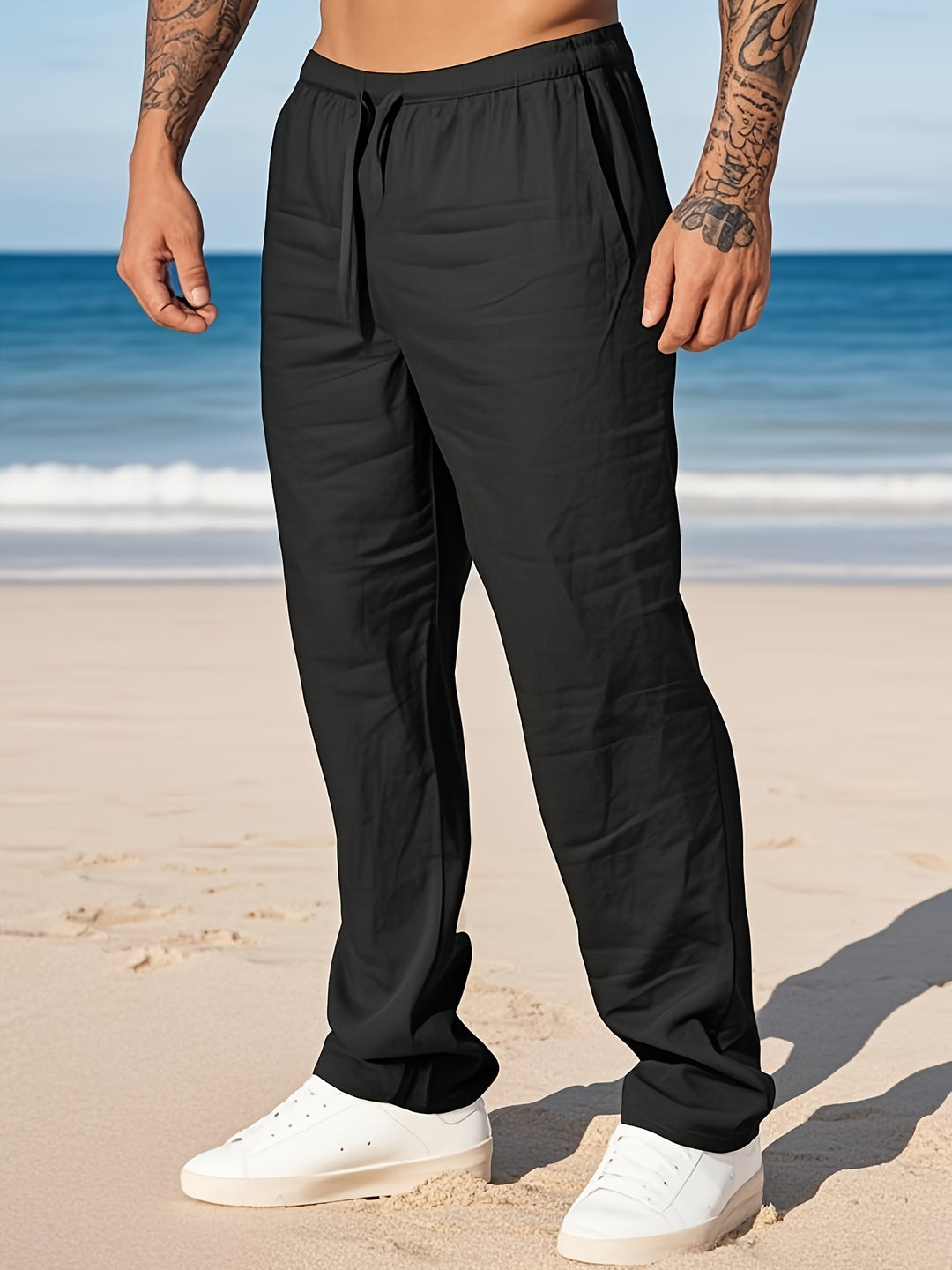 Louis | Herren Casual Leinen Sommer Hosen