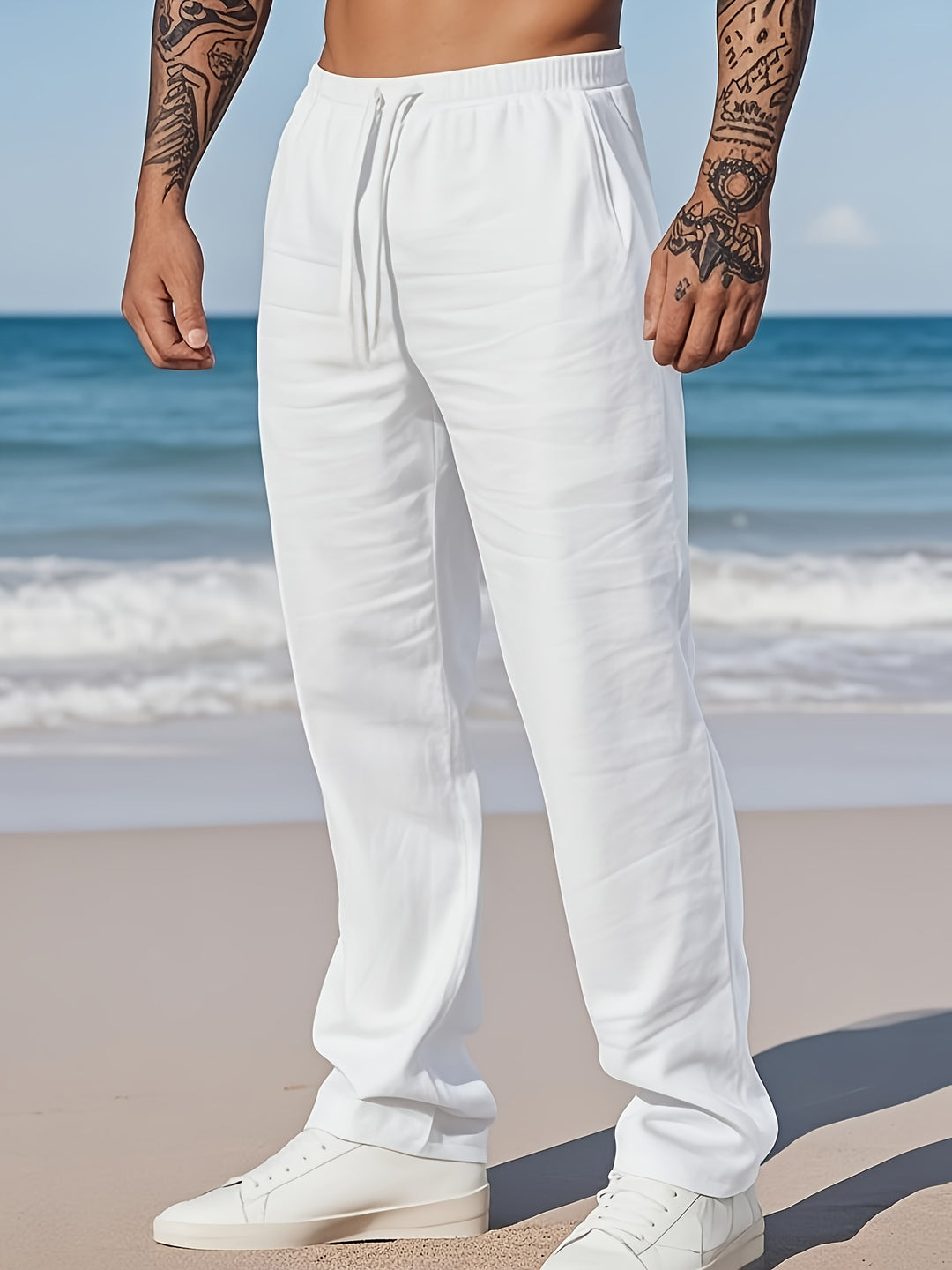 Louis | Herren Casual Leinen Sommer Hosen