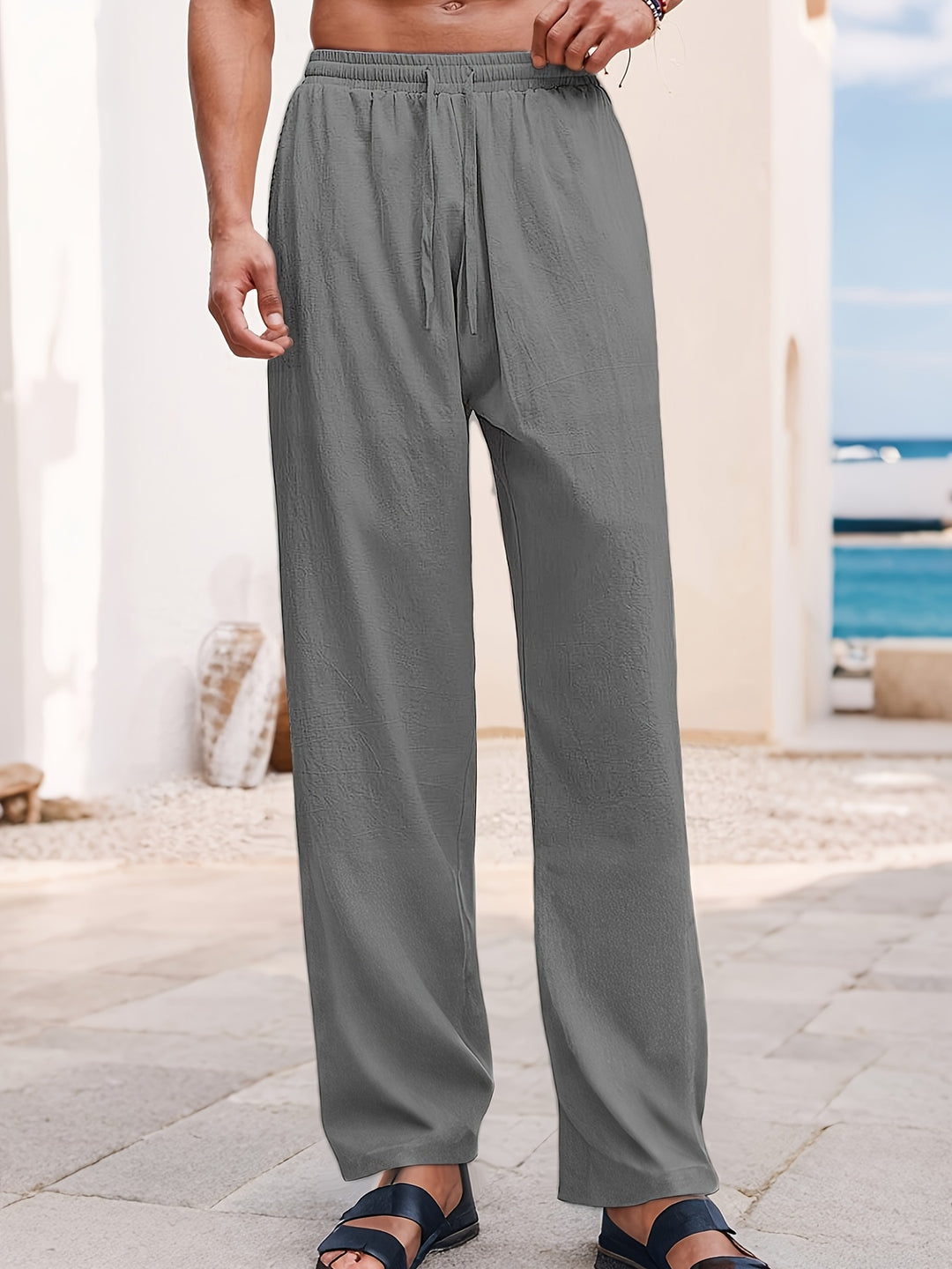 Felix | Herren Casual Weite Sommerhose mit Kordelzug
