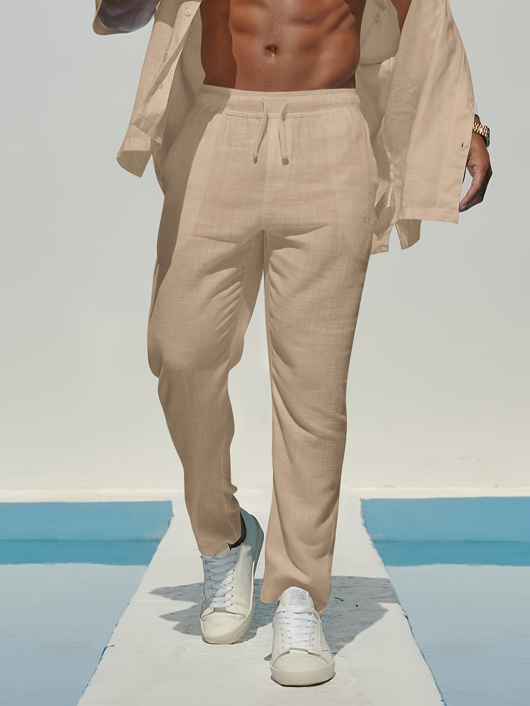 Louis | Herren Casual Leinen Sommer Hosen