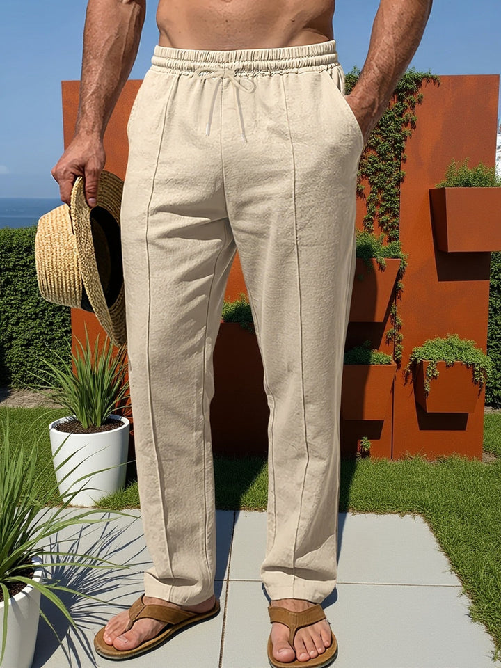Tim | Herren Straight Fit Elastischer Bund Sommerhose