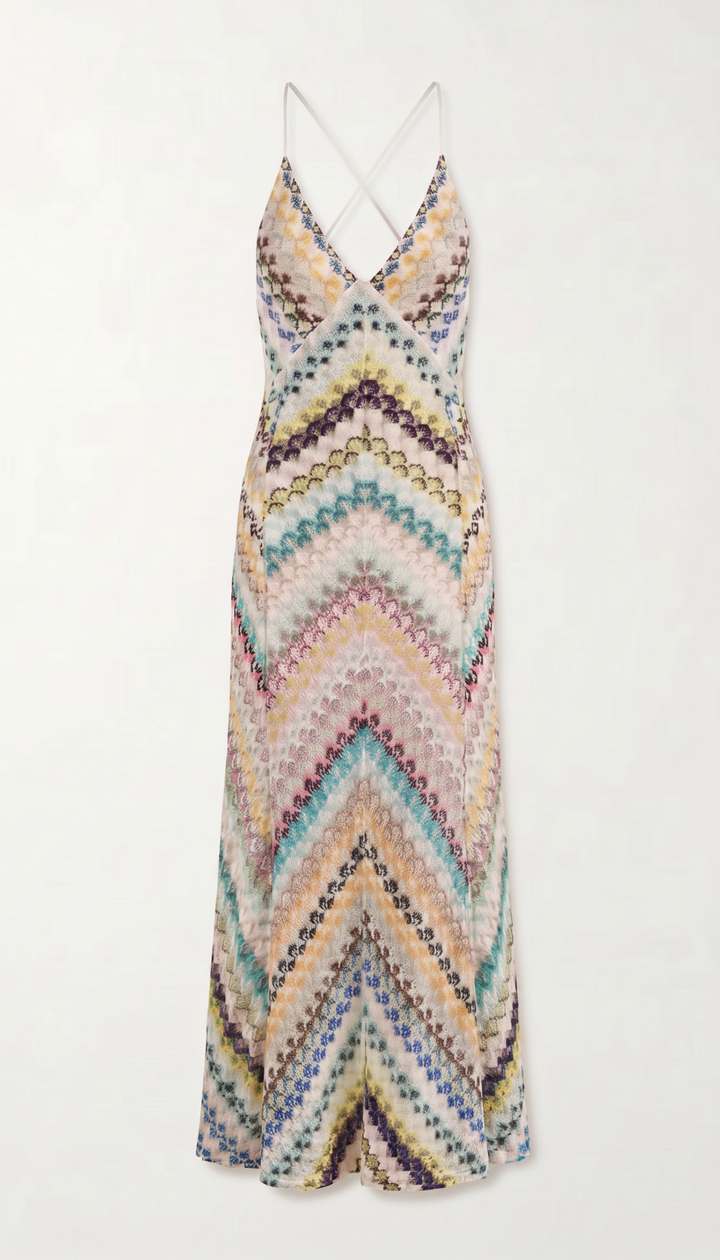 Marina | Damen Elegantes V-Ausschnitt Sommer Maxikleid