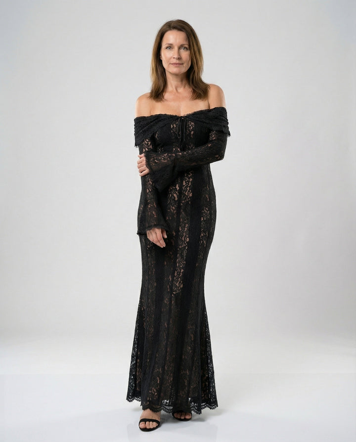 Vera | Damen Hochzeitsgast Maxi Abendkleid