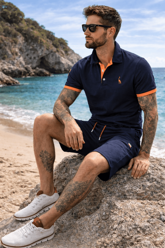 Easton | Herren Klassisches Kurzarm Poloshirt