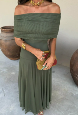 Johanna | Damen Sommer MaxiTrägerkleid