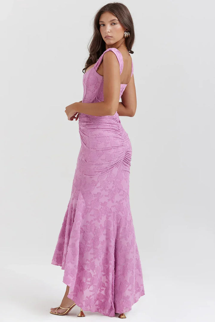Nora | Damen Besticktes Abendkleid mit Korsage