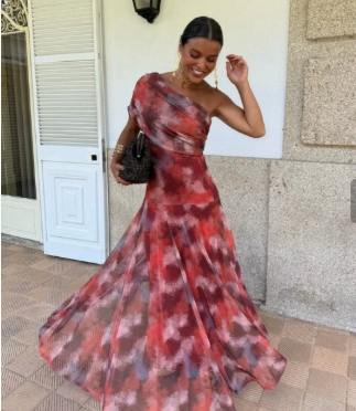 Johanna | Damen Sommer MaxiTrägerkleid
