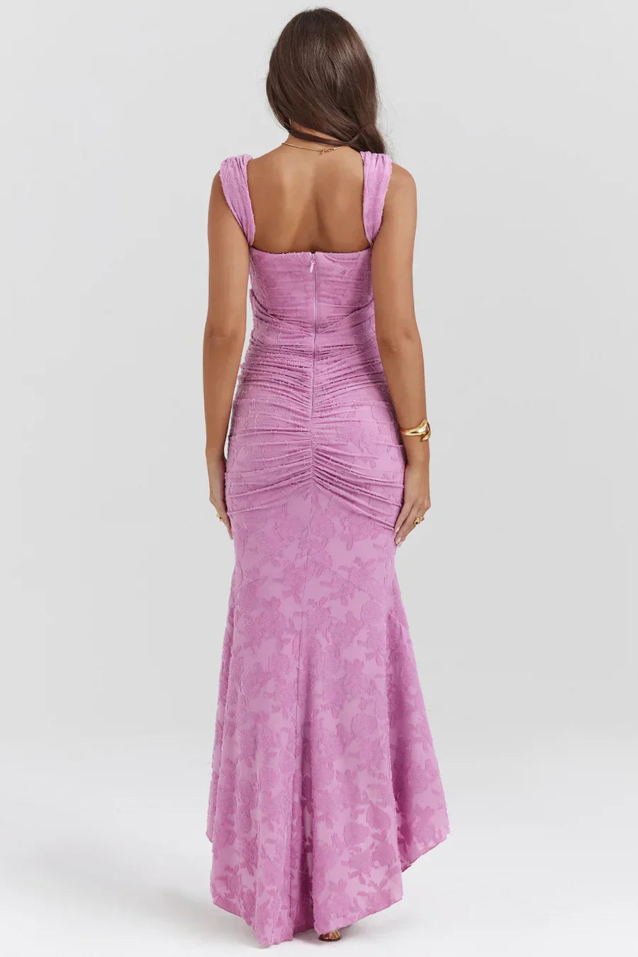 Nora | Damen Besticktes Abendkleid mit Korsage