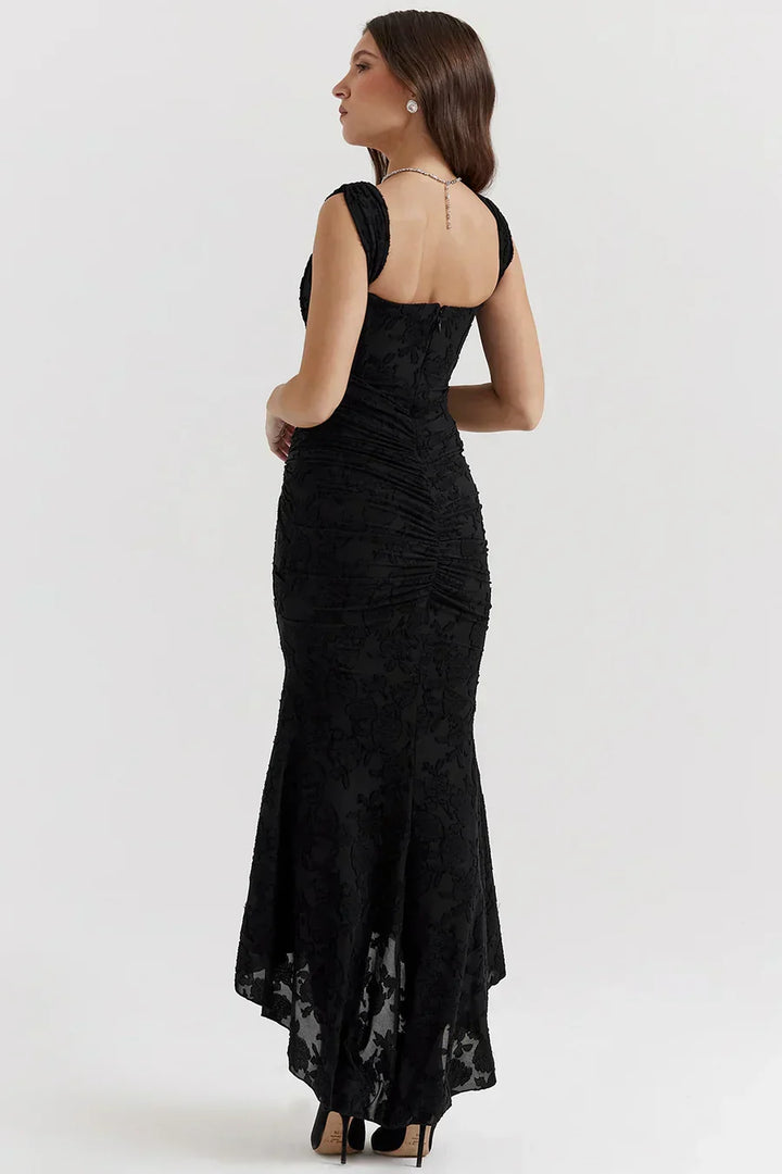 Nora | Damen Besticktes Abendkleid mit Korsage