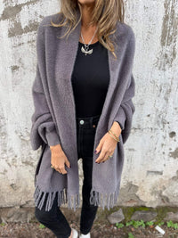 Grace | Damen Eleganter Langer Cardigan
