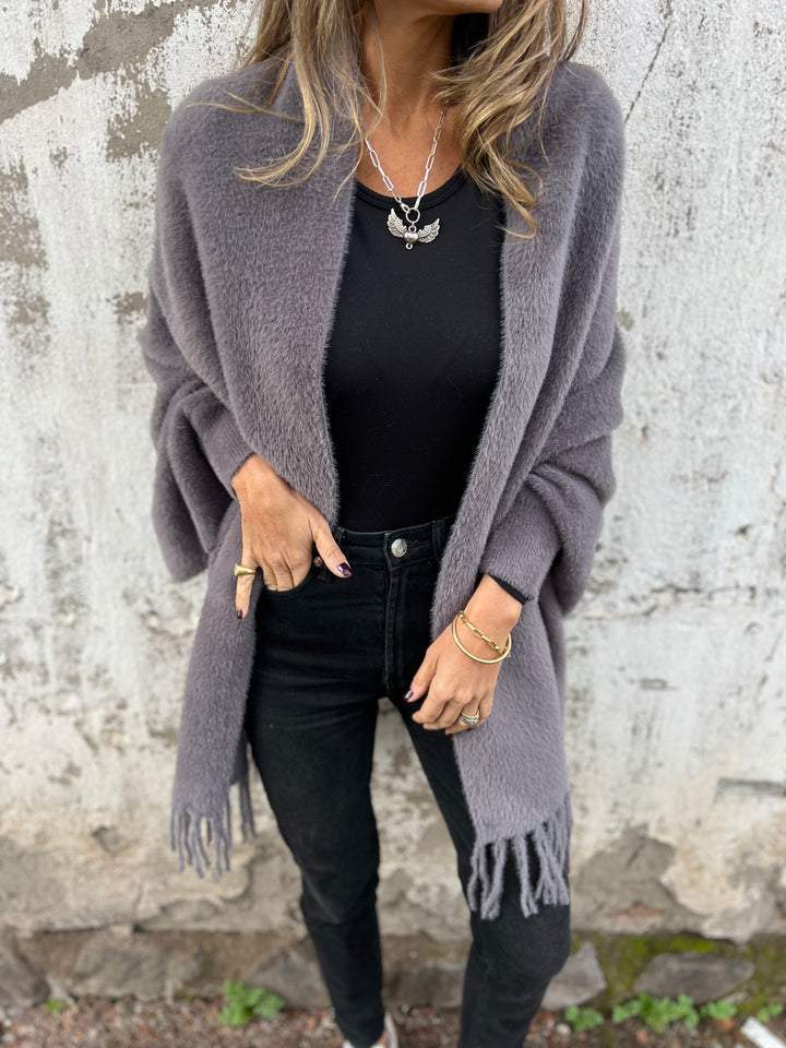 Grace | Damen Eleganter Langer Cardigan