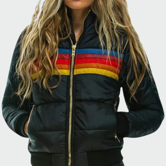 Quinn | Damen Wasserdichte Steppjacke mit Kapuze
