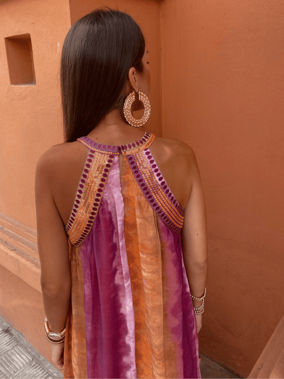 Bianca | Damen Elegant Neckholder Hochzeitsgastkleid