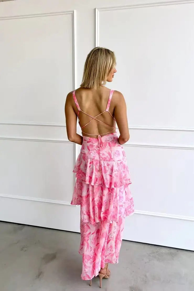 Tanja | Damen Elegantes Sommer Maxikleid | Lockerer Schnitt für den Alltag