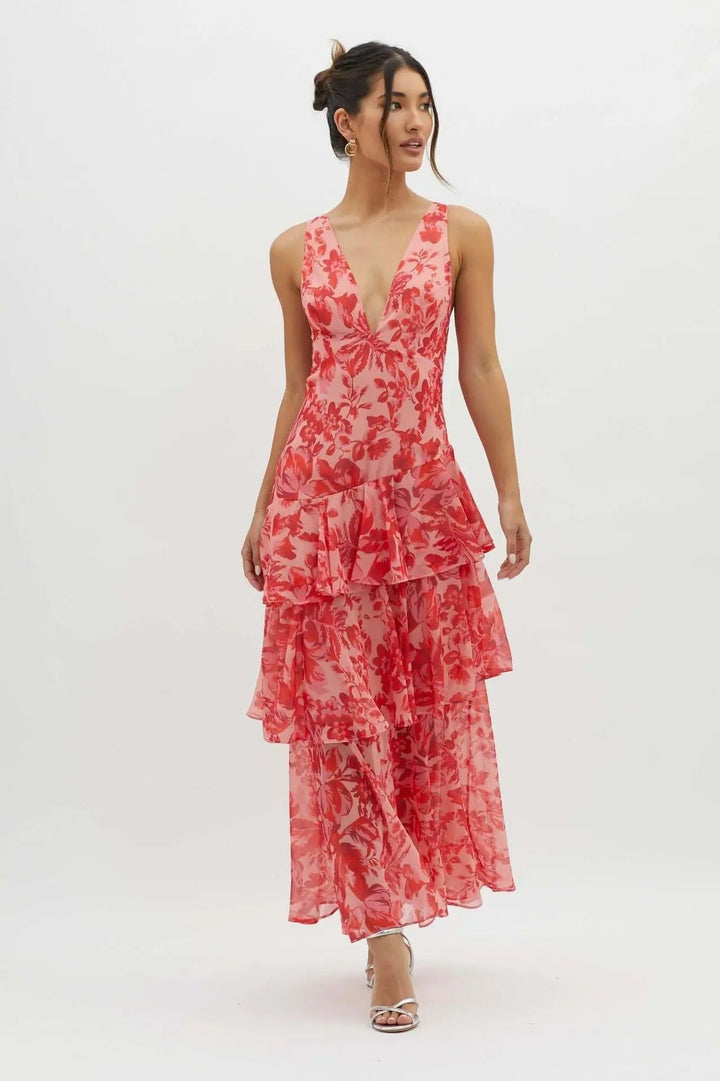 Tanja | Damen Elegantes Sommer Maxikleid | Lockerer Schnitt für den Alltag
