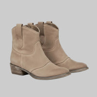 Jara | Damen Wildleder Stiefeletten im Western-Stil