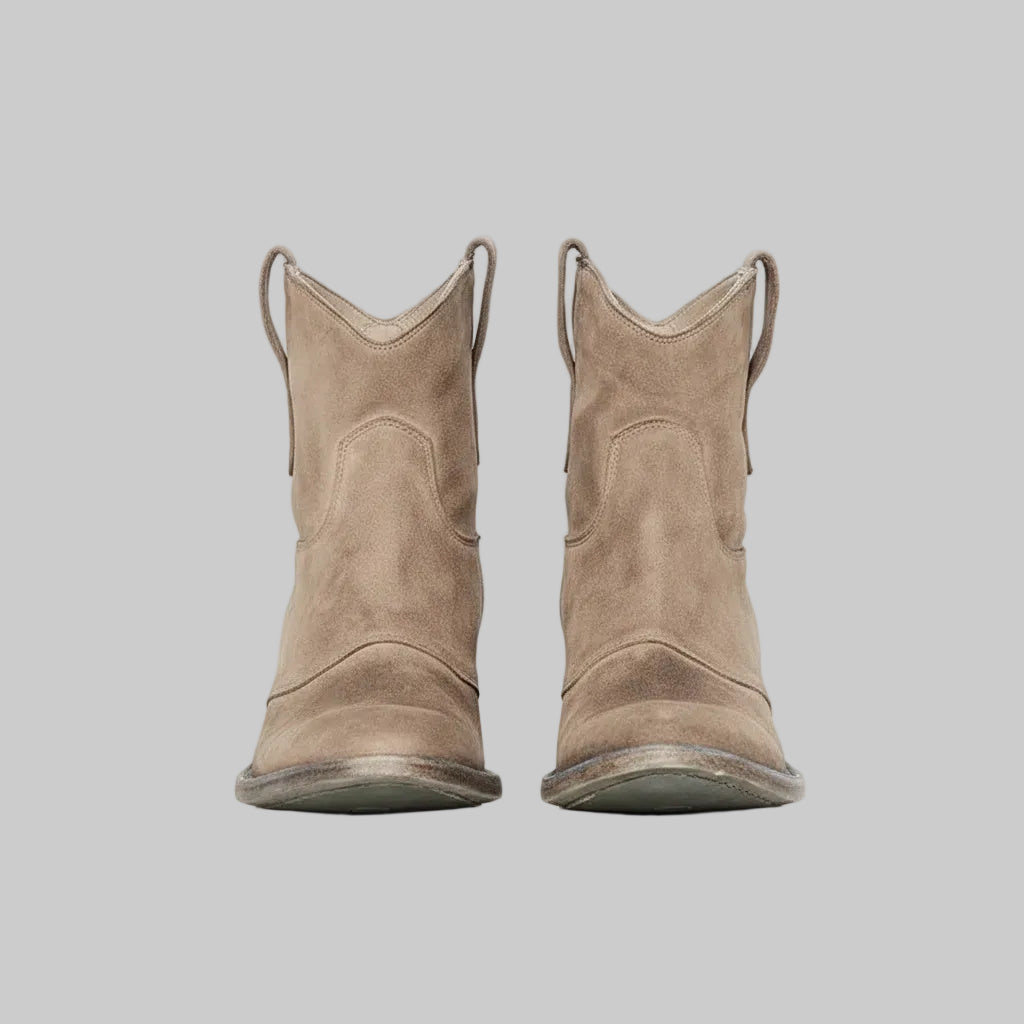 Jara | Damen Wildleder Stiefeletten im Western-Stil
