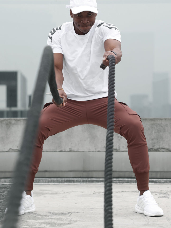 Ethan | Herren Technische Slim Fit Cargo Jogginghose