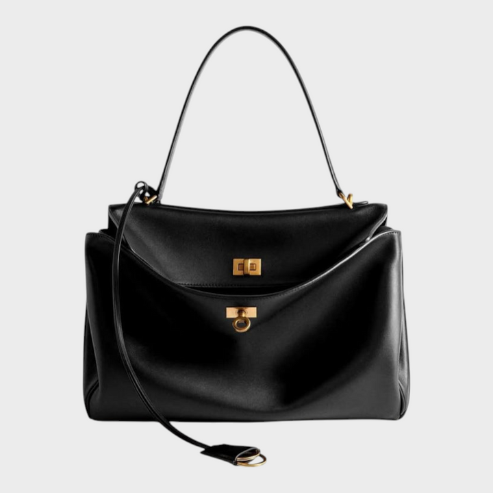 Eva | Damen Zeitlose Leder Schultertasche