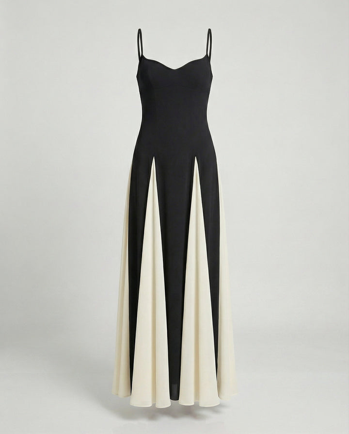 Ida | Damen Elegantes Maxi Abendkleid mit Hohem Schlitz