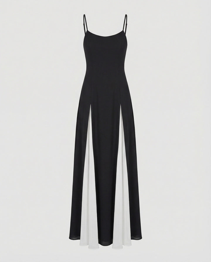 Rosa | Damen Maxikleid mit Elegantem Schlitz und fließender Silhouette