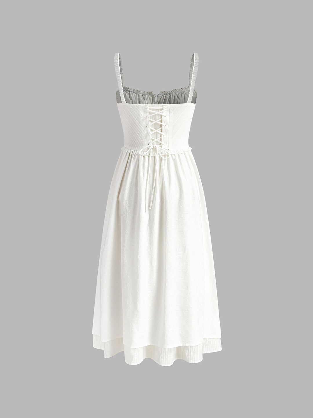 Marie | Damen Rüschen Sommer Midi Kleid