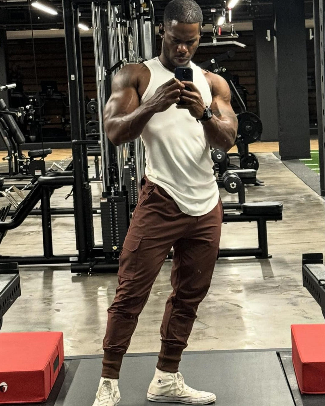 Ethan | Herren Technische Slim Fit Cargo Jogginghose